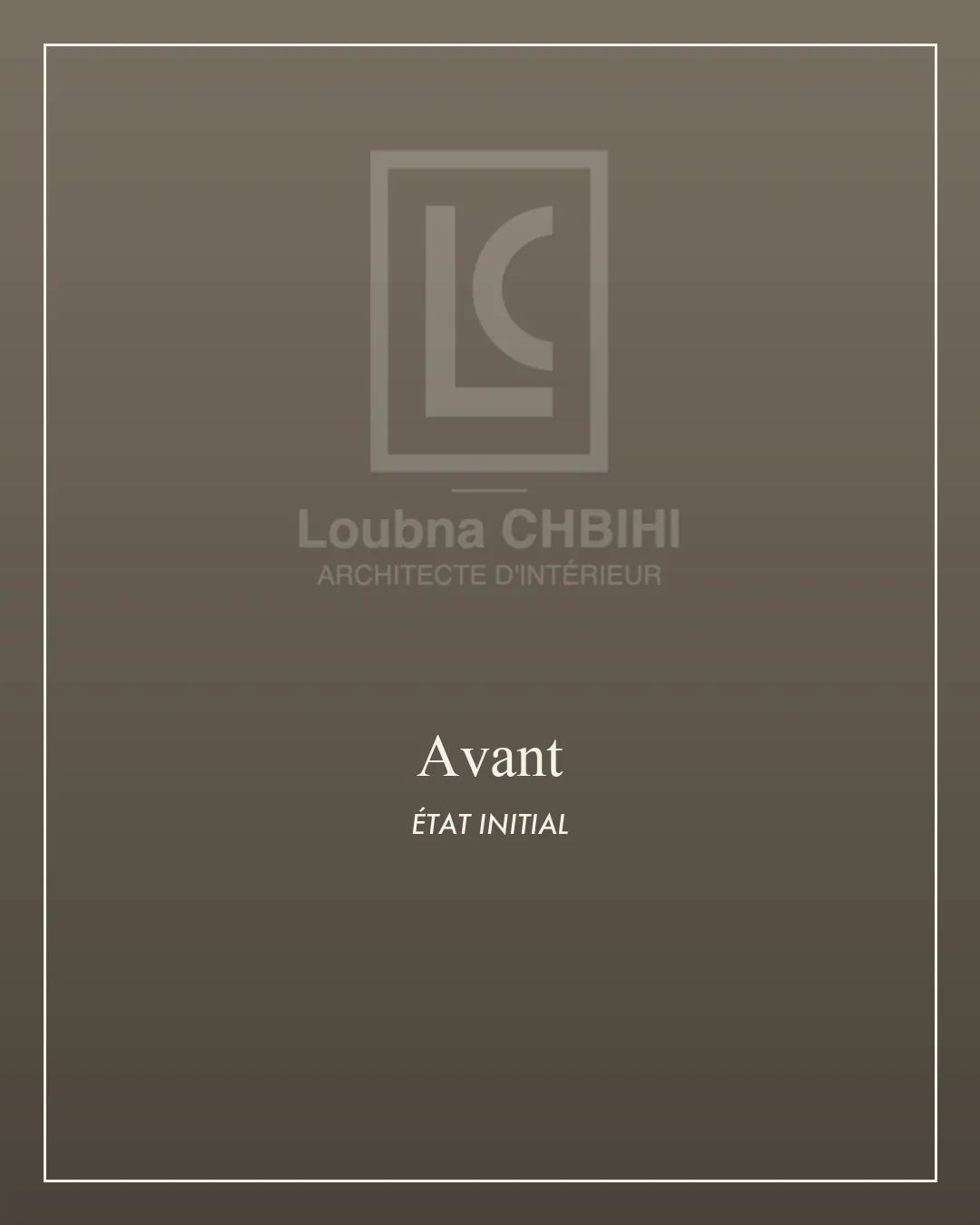 Salon avant rénovation, état initial d'un projet à Casablanca