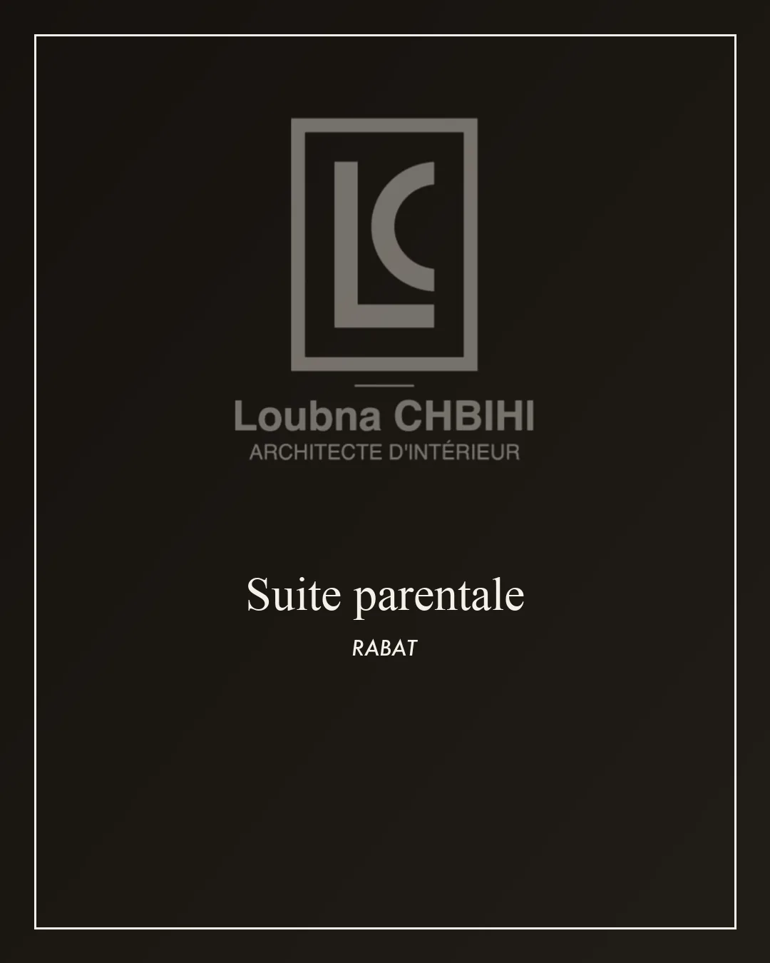 Suite parentale d'appartement haut de gamme à Rabat, décoration sur-mesure
