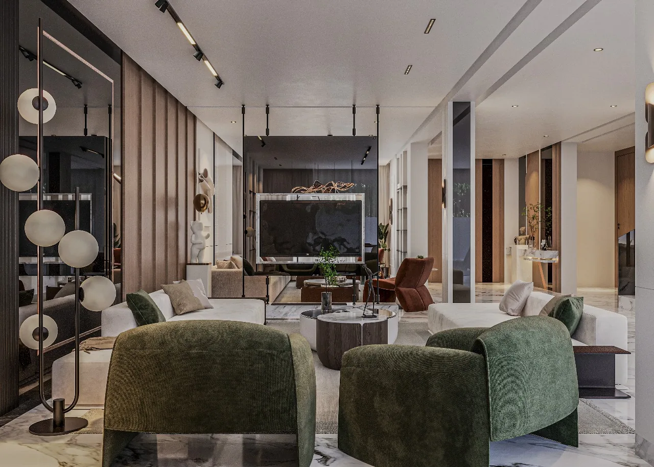 Villa R.O — architecture d'intérieur à Harhoura par Loubna CHBIHI