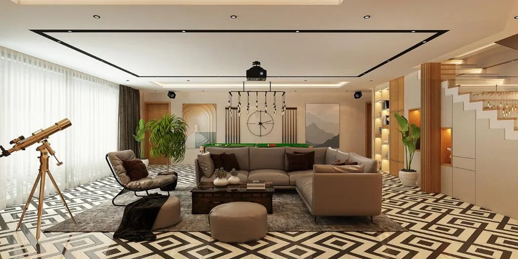 Villa à Skhirat — rénovation et aménagement intérieur clé en main par Loubna CHBIHI